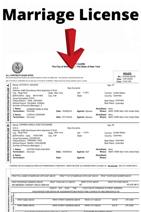 How to Get a Marriage License .